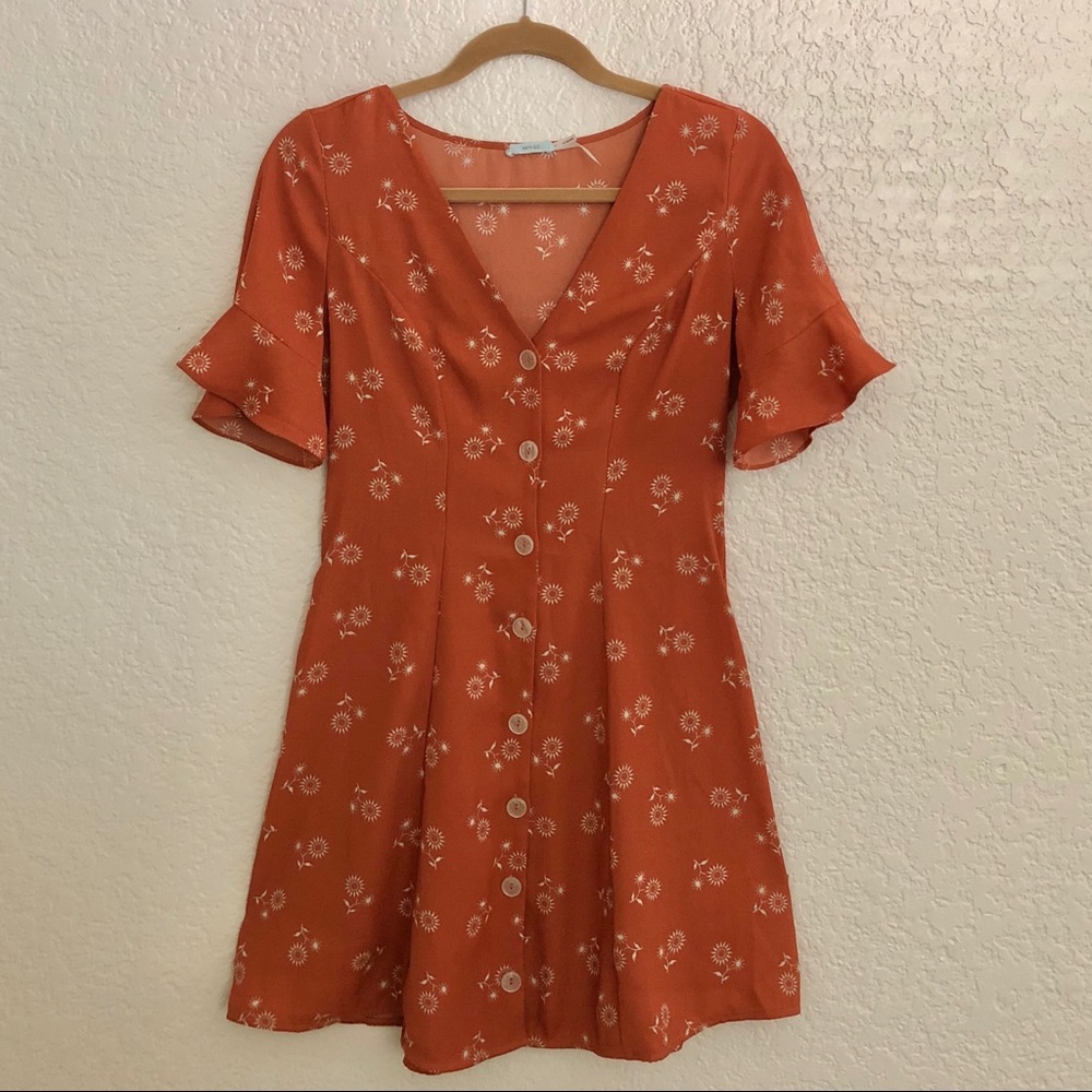 Orange sundress